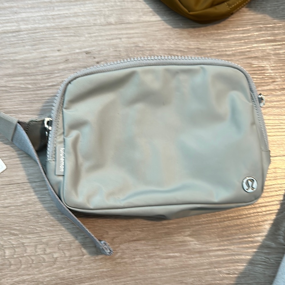 Grey large lululemon belt bag